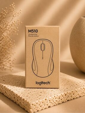 Logitech M510 Comfort Plus Wireless Mouse – Ergonomic Wireless Mouse